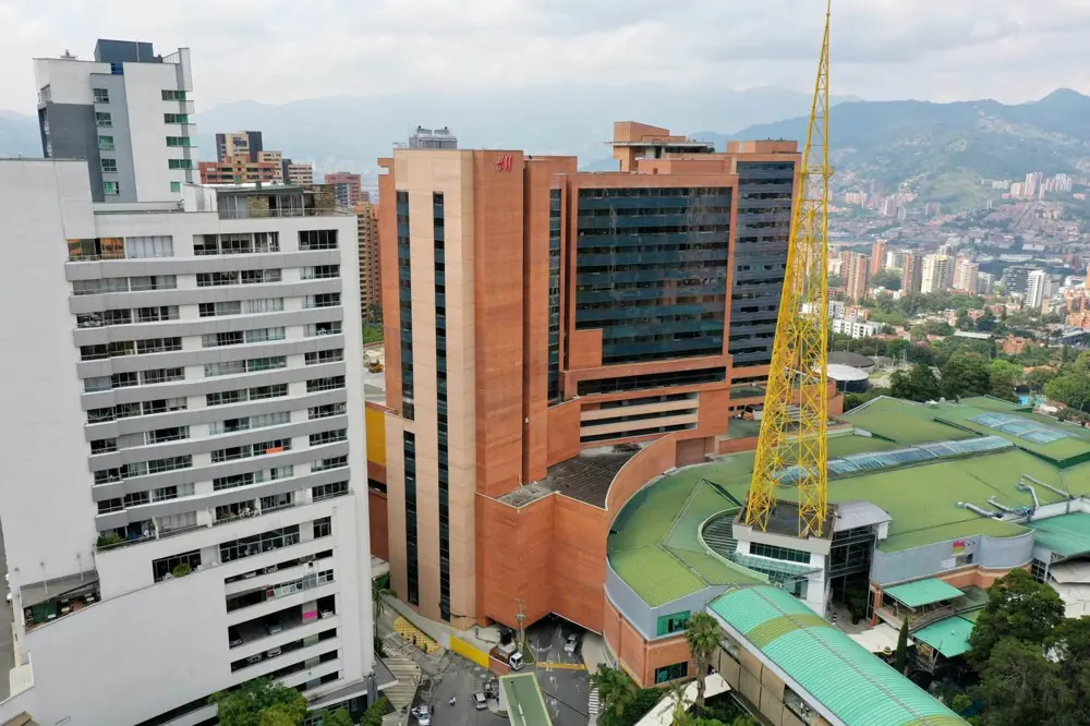 Vista aérea de obra
